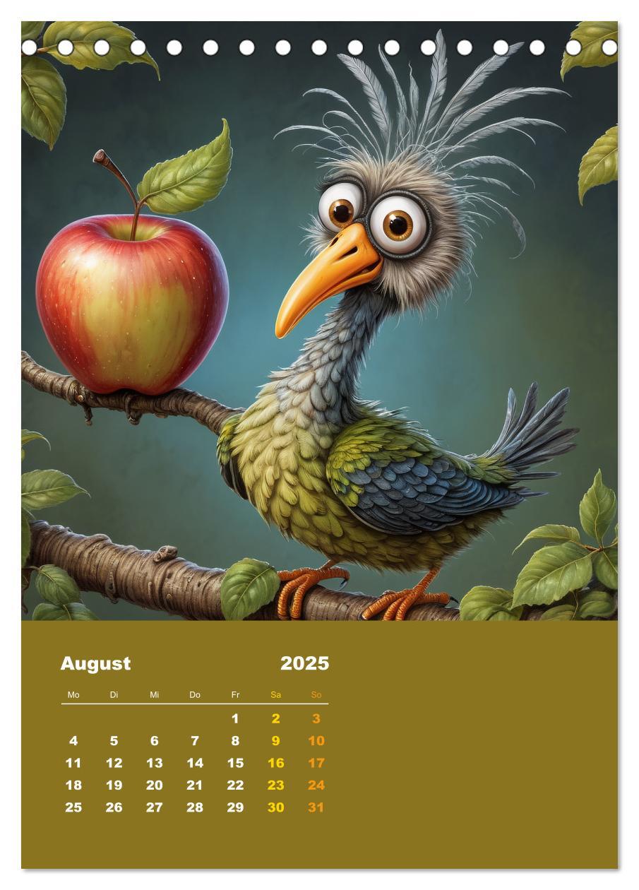 Bild: 9783457150344 | Diese schrägen Vögel (Tischkalender 2025 DIN A5 hoch), CALVENDO...