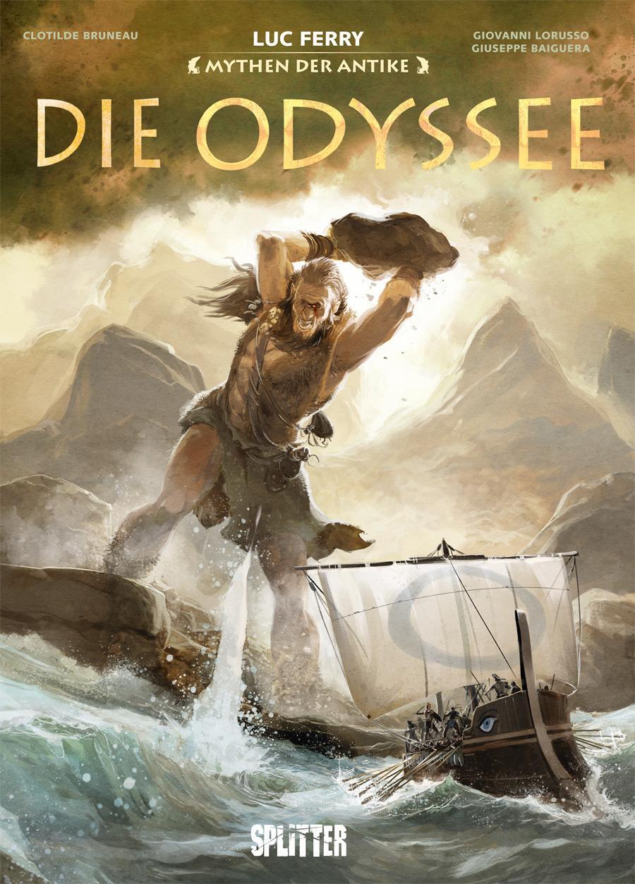 Cover: 9783962194086 | Mythen der Antike: Die Odyssee (Graphic Novel) | Luc Ferry (u. a.)