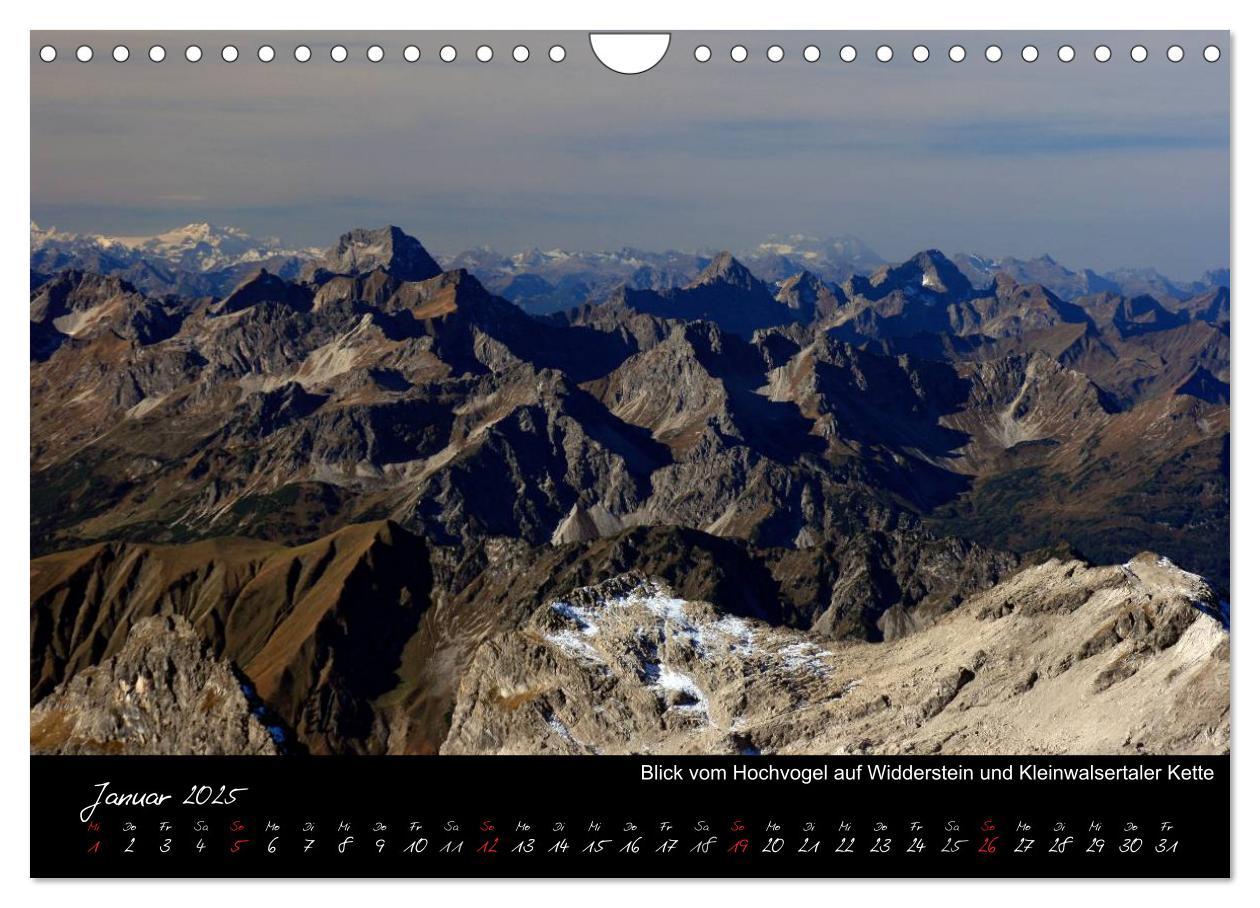 Bild: 9783435838202 | Allgäuer Bergblicke (Wandkalender 2025 DIN A4 quer), CALVENDO...