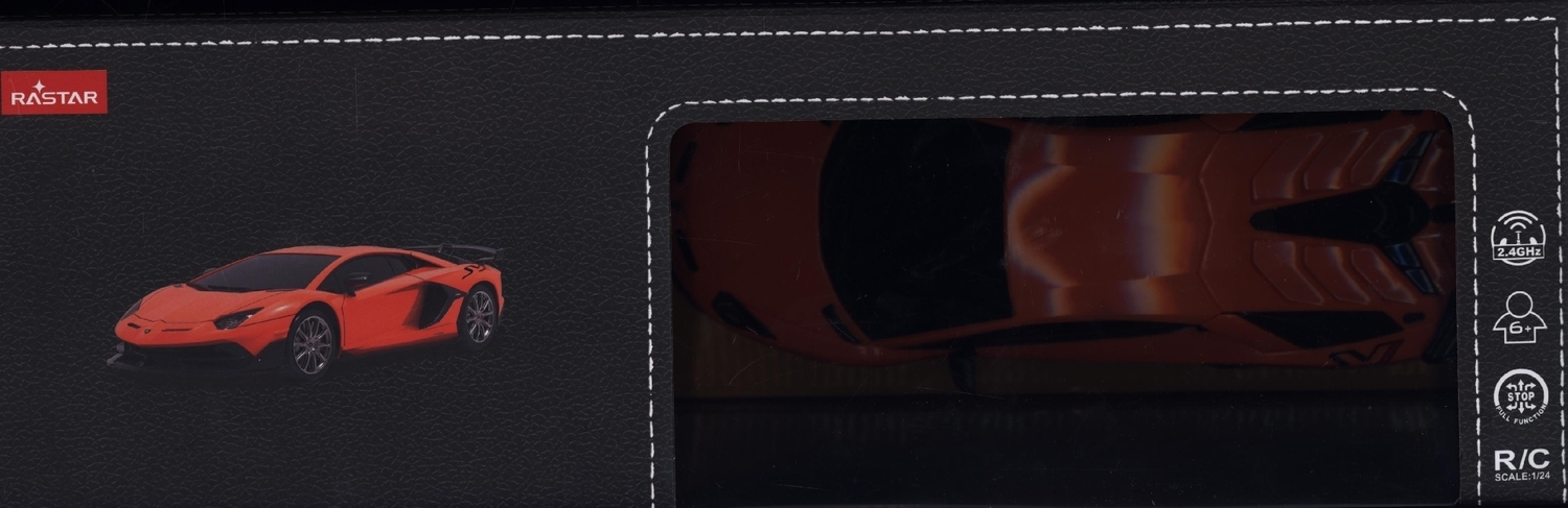 Cover: 4042774452179 | Jamara Lamborghini Aventador SVJ 1:24 orange 27MHz | Stück | In Karton