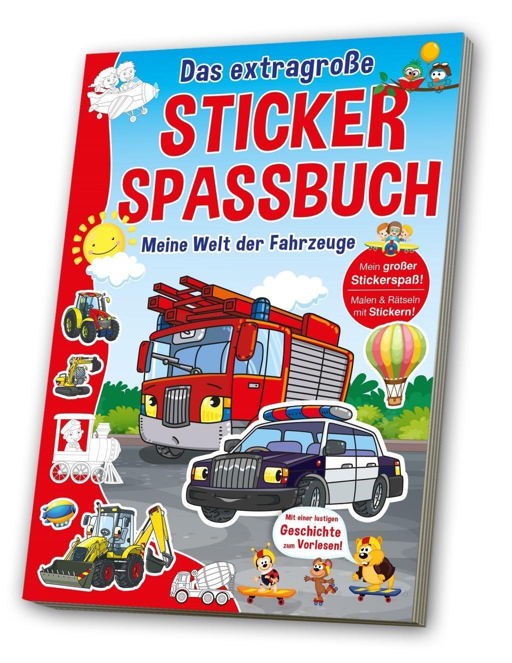 Cover: 4019393910953 | Stickerspaßbuch Fahrzeuge | Taschenbuch | Deutsch | 2020
