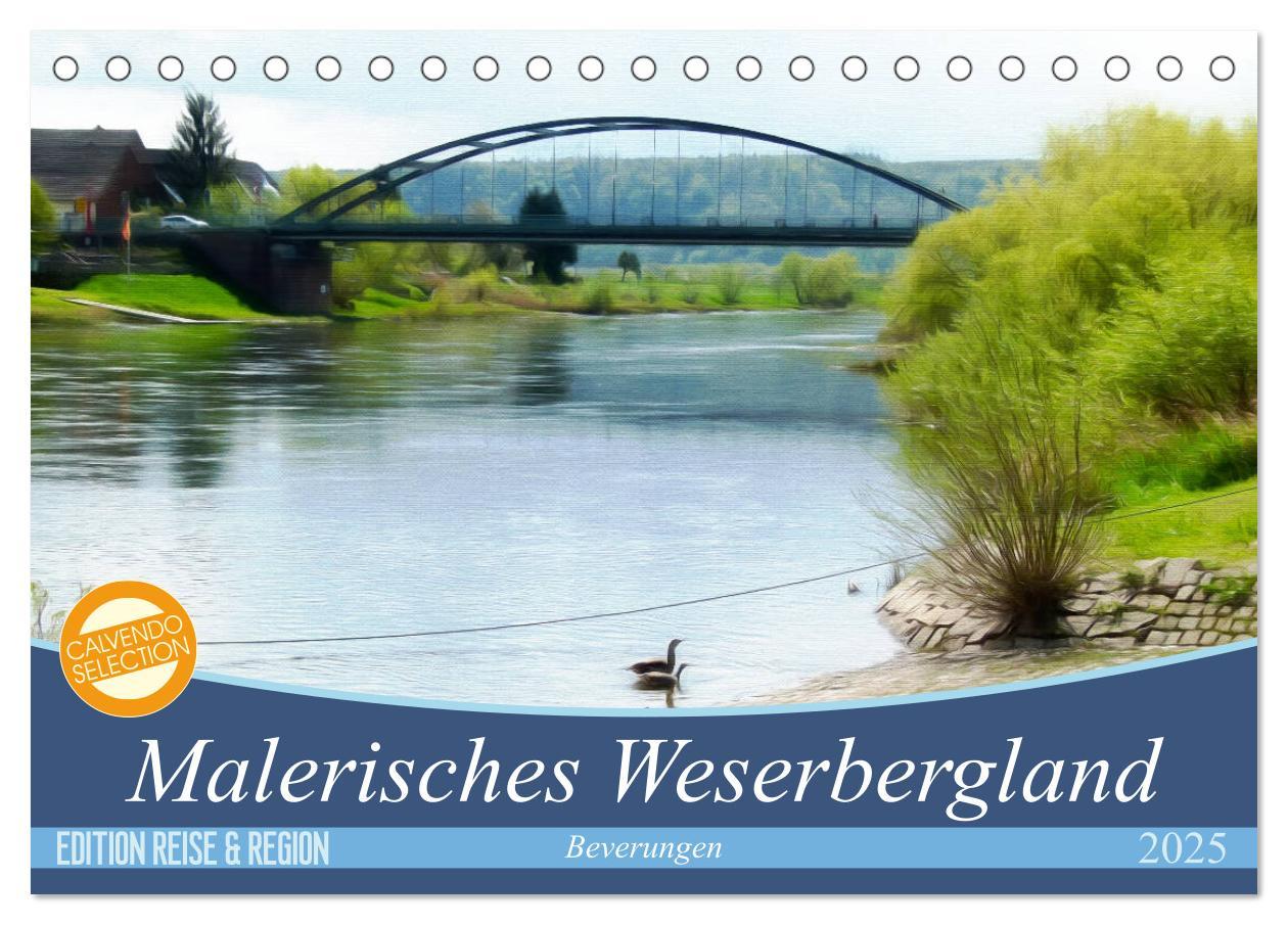 Cover: 9783435417674 | Malerisches Weserbergland - Beverungen (Tischkalender 2025 DIN A5...