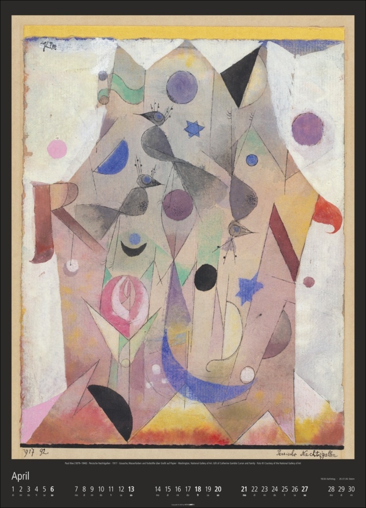 Bild: 9783839900703 | World of Art Kalender 2025 | Hilma/Jawlensky/Klee, Paul u a af Klint