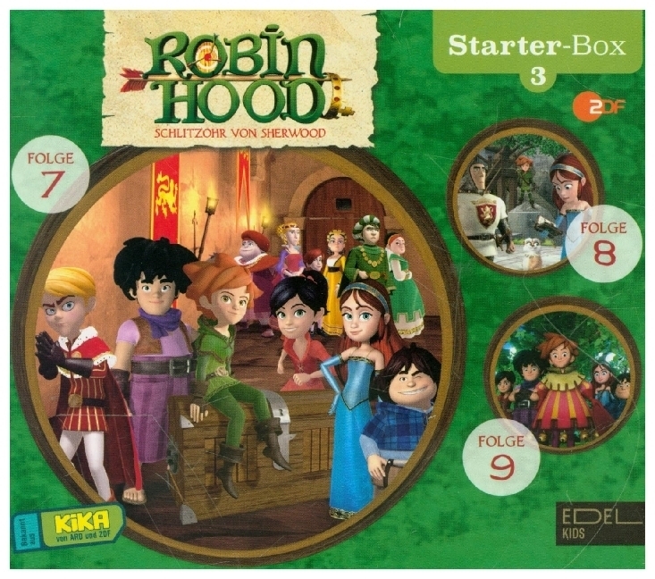 Cover: 4029759168010 | Robin Hood - Schlitzohr Von Sherwood - Starter-Box. Box.3, 3 Audio-CD