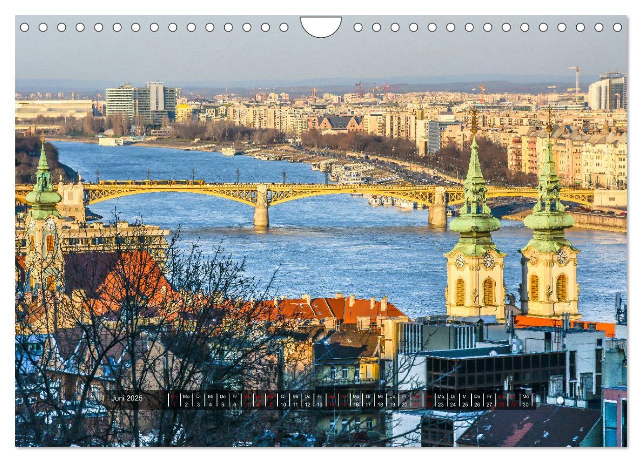 Bild: 9783435144983 | Budapest - Die Stadt an der Donau (Wandkalender 2025 DIN A4 quer),...