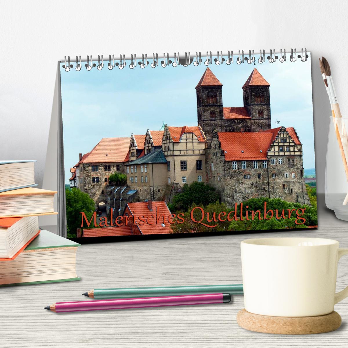 Bild: 9783435727834 | Malerisches Quedlinburg (Tischkalender 2025 DIN A5 quer), CALVENDO...