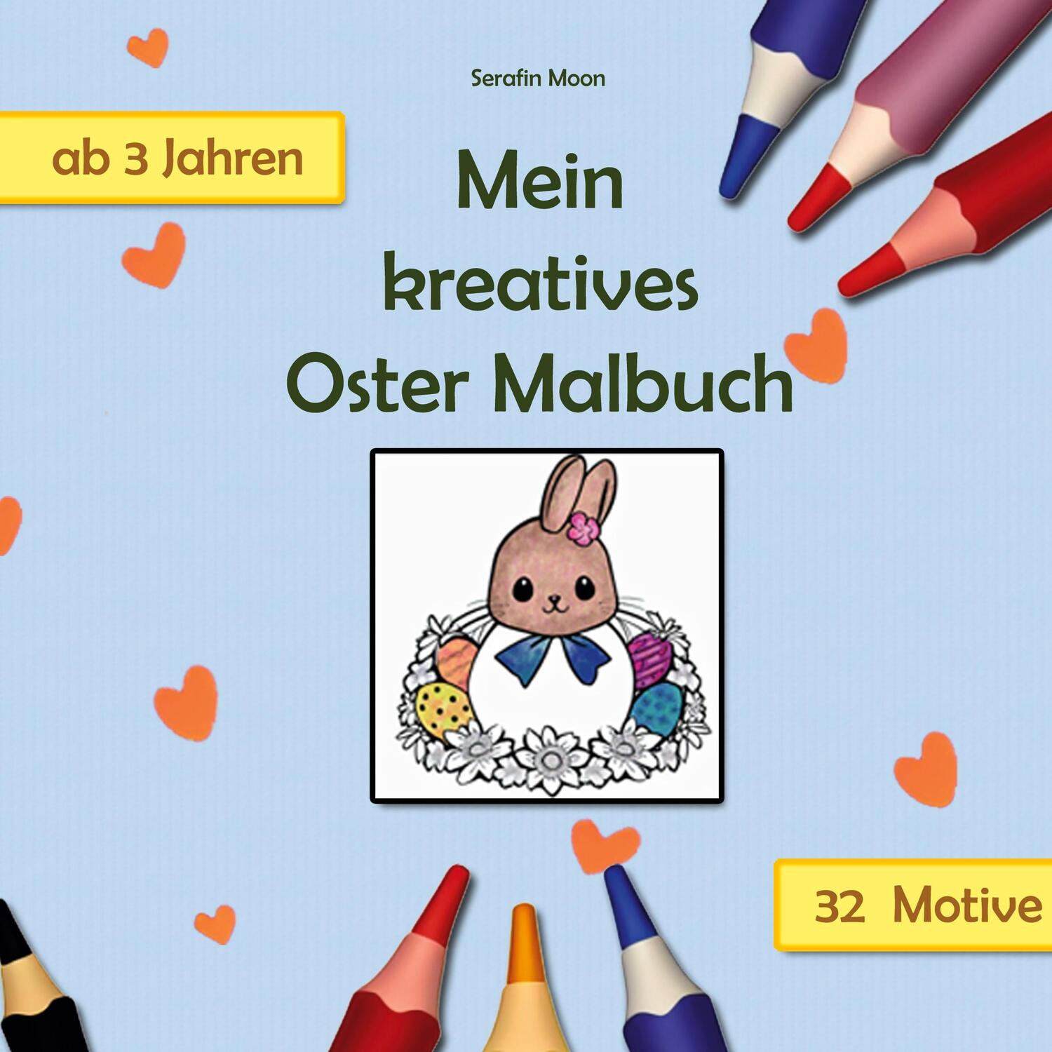 Cover: 9783748183402 | Mein kreatives Oster Malbuch | Serafin Moon | Taschenbuch | Paperback