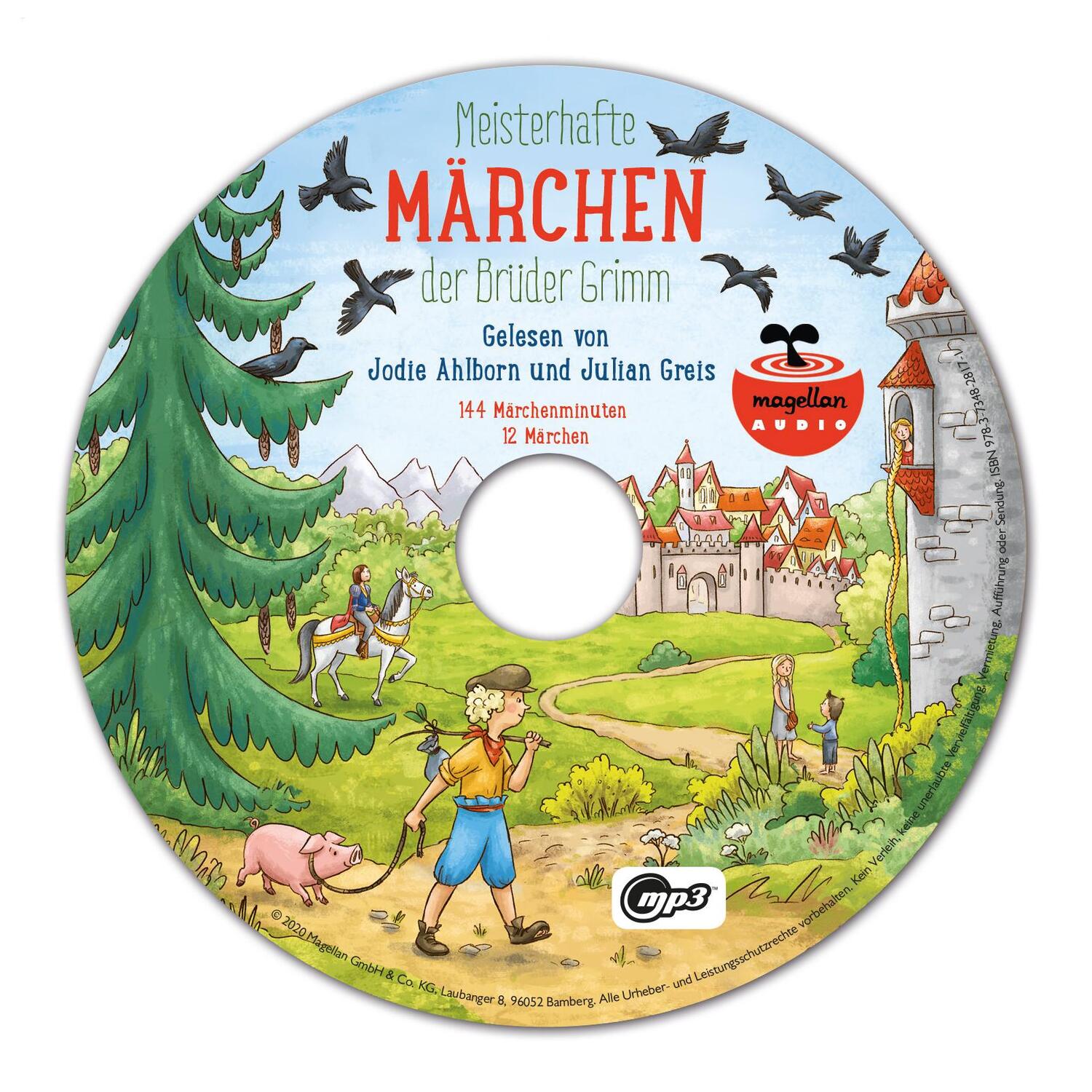 Bild: 9783734828171 | Meisterhafte Märchen der Brüder Grimm, mit MP3-CD | Grimm | Buch
