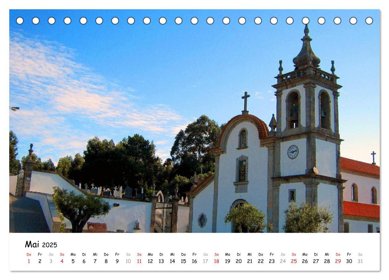 Bild: 9783435557059 | Jakobsweg - Camino Portugues (Tischkalender 2025 DIN A5 quer),...