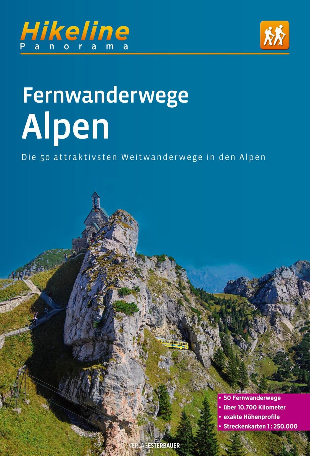 Cover: 9783711102423 | Fernwanderwege Alpen | Esterbauer Verlag | Taschenbuch | 480 S. | 2024