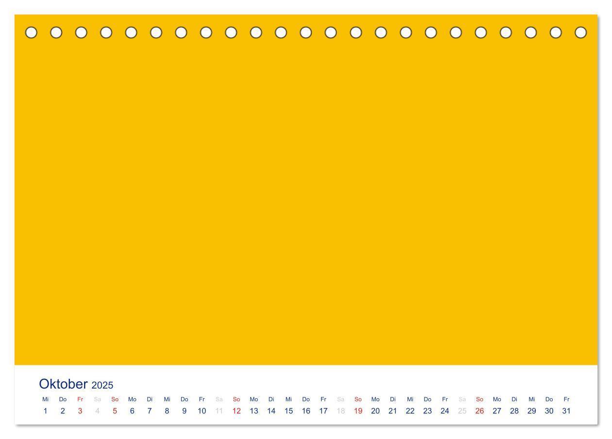 Bild: 9783435588107 | Farbiger Bastelkalender (Tischkalender 2025 DIN A5 quer), CALVENDO...