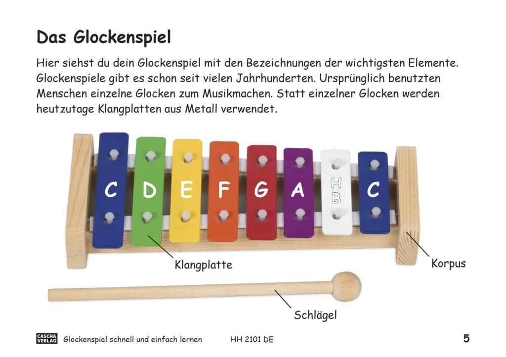 Bild: 9783866264830 | Glockenspiel - Schnell und einfach lernen (mit CD) | Cascha | Deutsch
