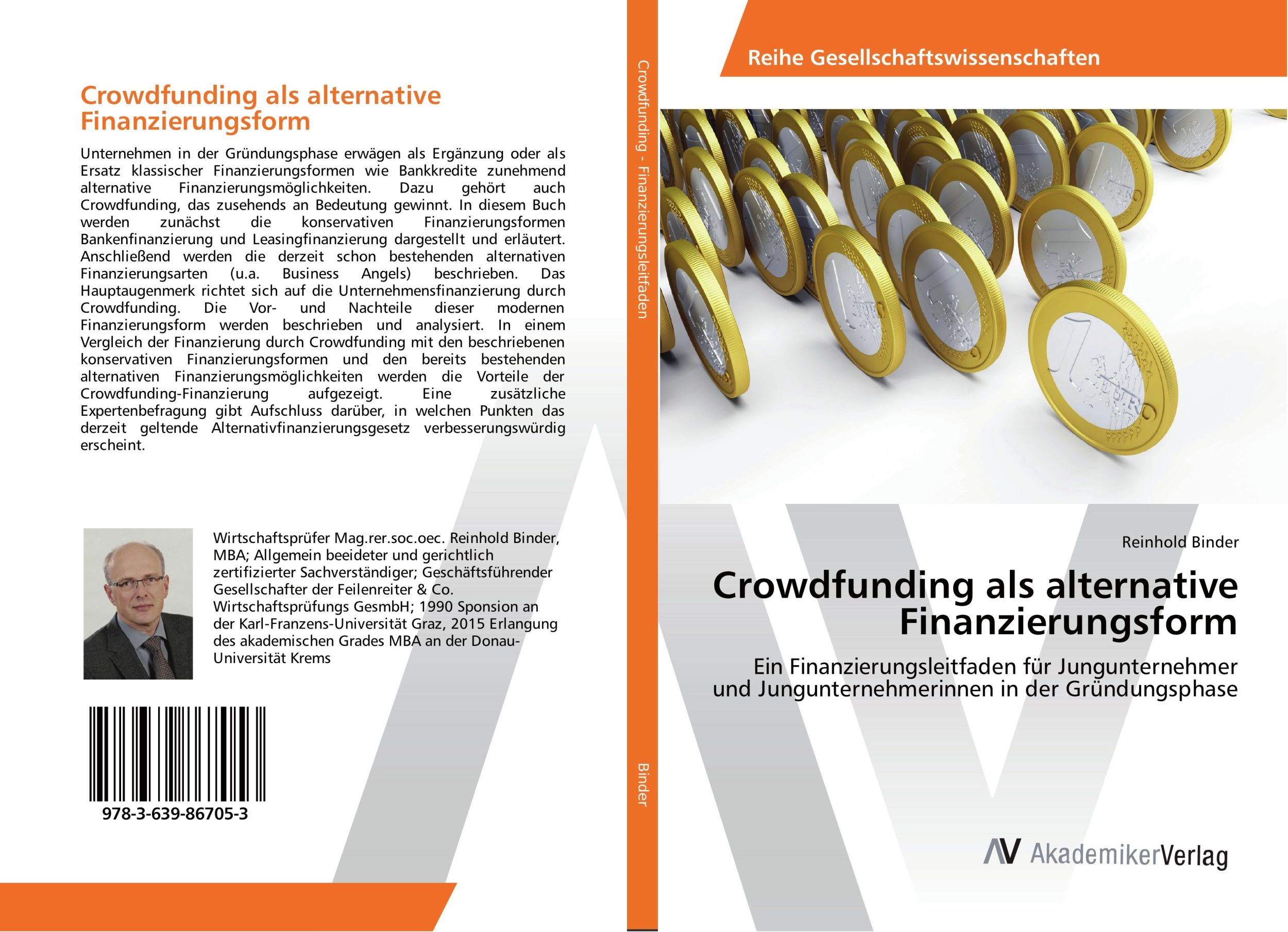 Cover: 9783639867053 | Crowdfunding als alternative Finanzierungsform | Reinhold Binder