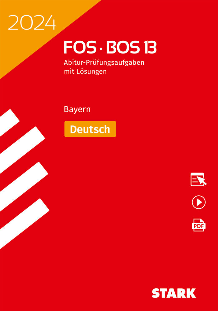 Cover: 9783849058623 | STARK Abiturprüfung FOS/BOS Bayern 2024 - Deutsch 13. Klasse, m. 1...