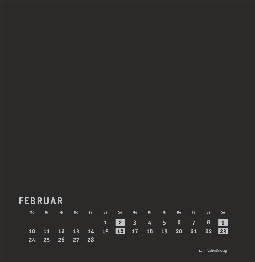 Bild: 9783756407958 | Premium-Bastelkalender schwarz groß 2025 | Kalender | Spiralbindung