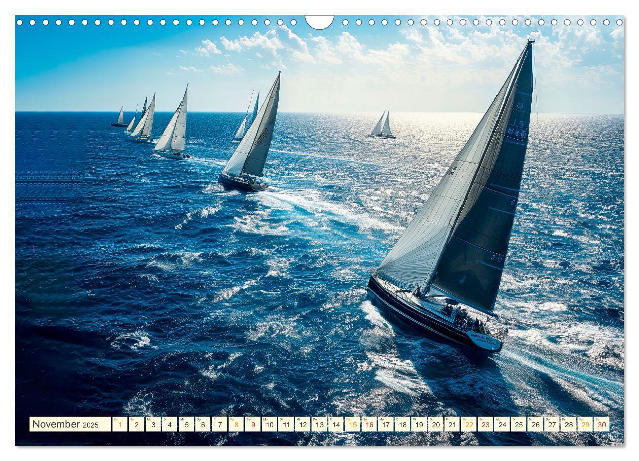 Bild: 9783383779596 | Segeln - schöne Momente (Wandkalender 2025 DIN A3 quer), CALVENDO...