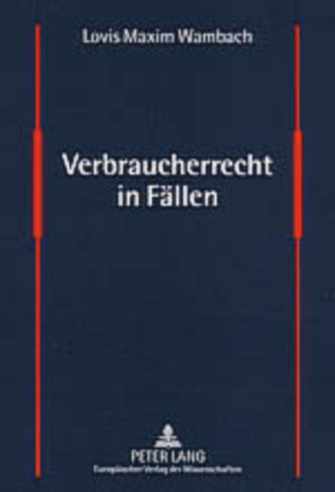 Cover: 9783631529232 | Verbraucherrecht in Fällen | Lovis M. Wambach | Taschenbuch | Deutsch