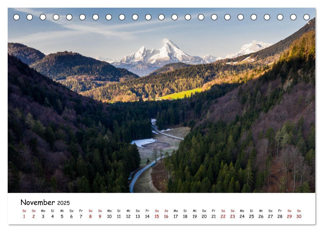 Bild: 9783435007356 | Schönste Berge der Alpen (Tischkalender 2025 DIN A5 quer), CALVENDO...