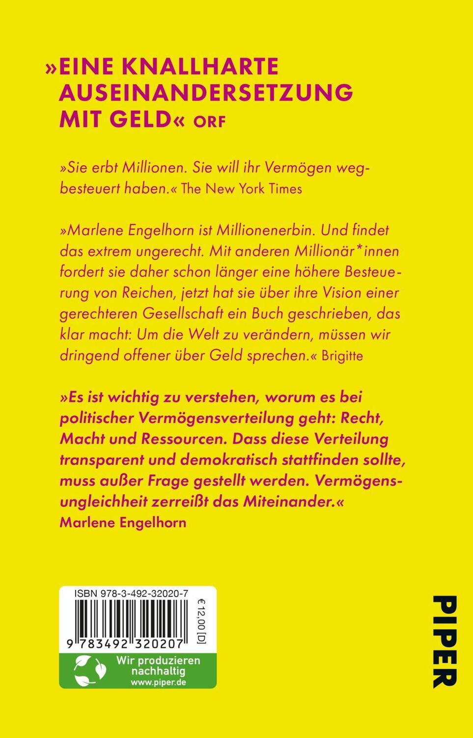 Rückseite: 9783492320207 | Geld | Marlene Engelhorn | Taschenbuch | 192 S. | Deutsch | 2024