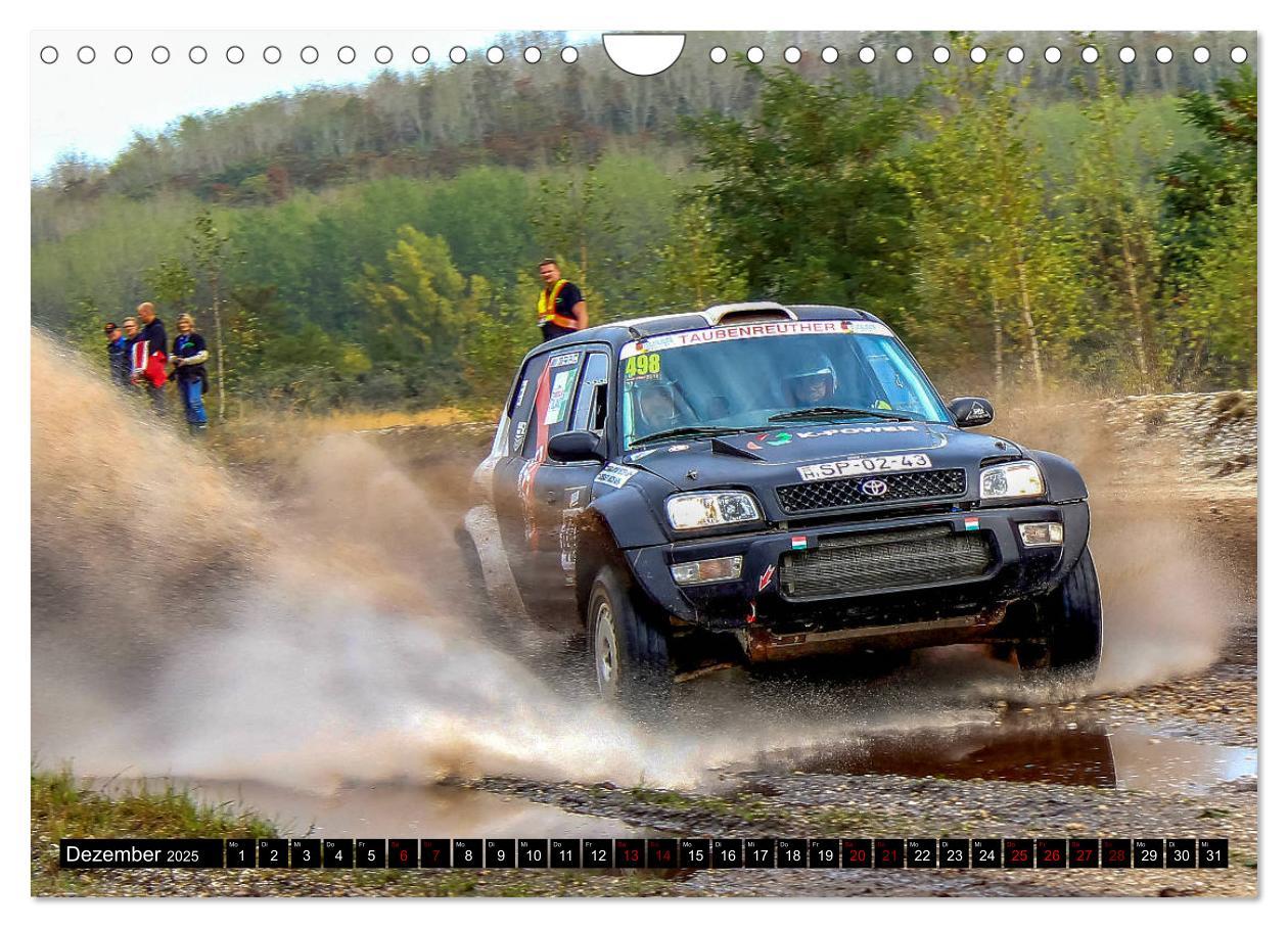 Bild: 9783435410781 | SCHNELL! AUTHENTISCH! MITTENDRIN! - RALLYE! (Wandkalender 2025 DIN...