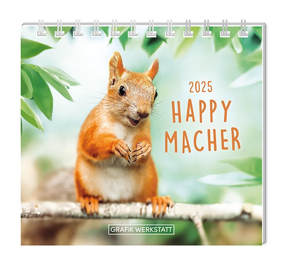 Cover: 9783986361099 | Mini-Kalender 2025 Happymacher | Mini-Kalender | Original | Kalender