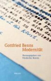 Cover: 9783835301511 | Gottfried Benns Modernität | Taschenbuch | 220 S. | Deutsch | 2007