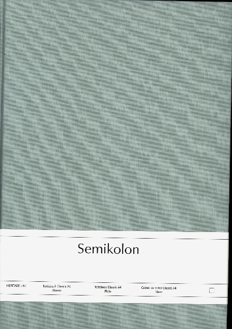 Cover: 4004117594601 | Semikolon Notizbuch Classic A4 blanko moss | Buch | Deutsch | 2021