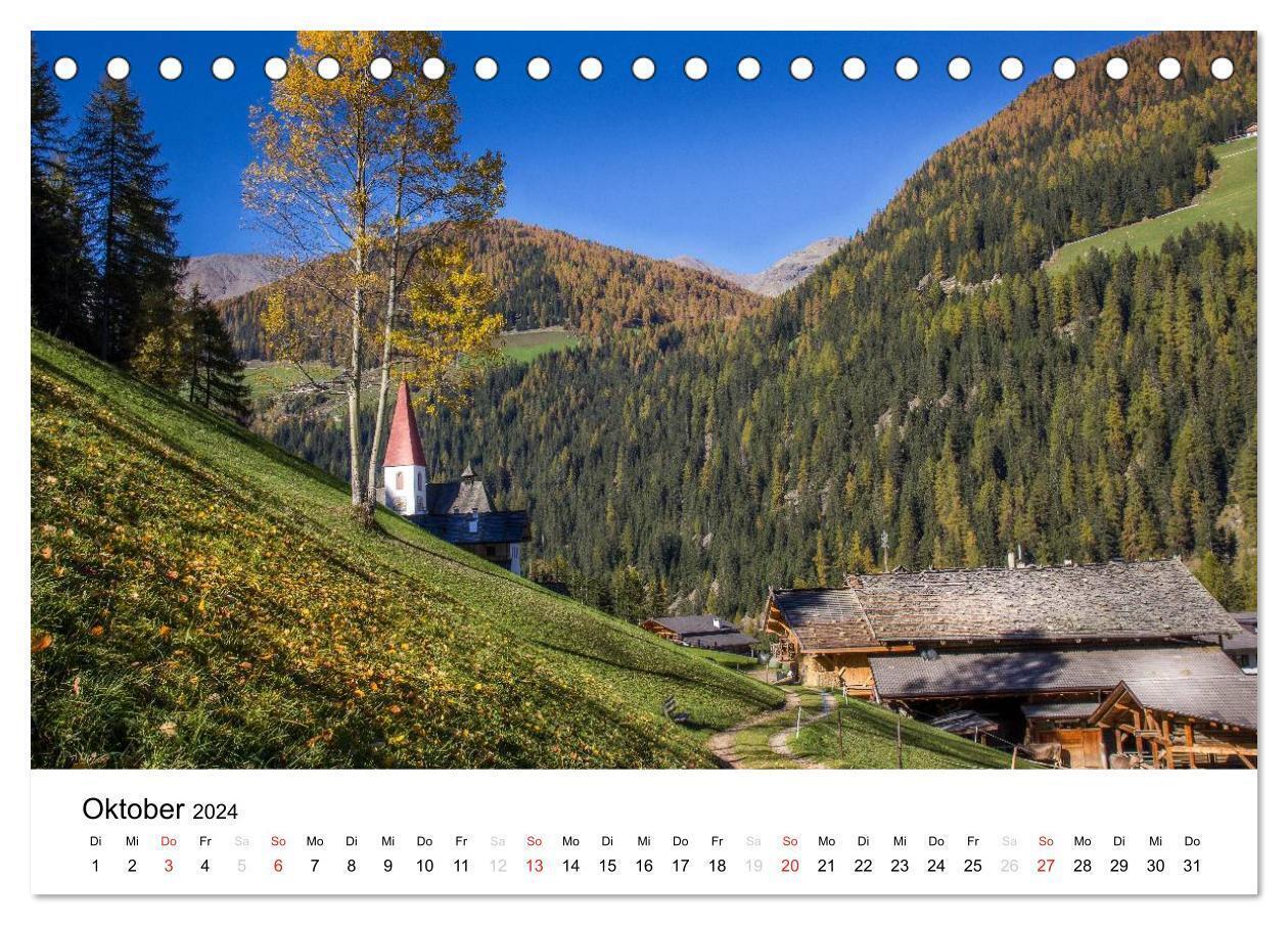 Bild: 9783383403545 | Bergbauernhöfe im Ultental (Tischkalender 2024 DIN A5 quer),...