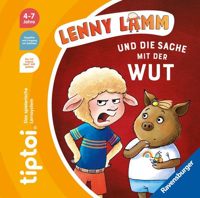 Cover: 9783473492930 | tiptoi® Lenny Lamm und die Sache mit der Wut | Anja Kiel | Taschenbuch
