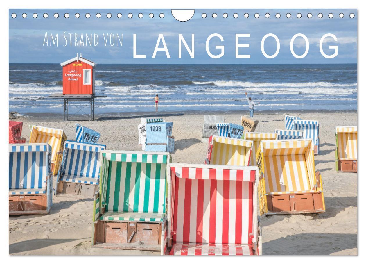 Cover: 9783435073993 | Am Strand von Langeoog (Wandkalender 2025 DIN A4 quer), CALVENDO...