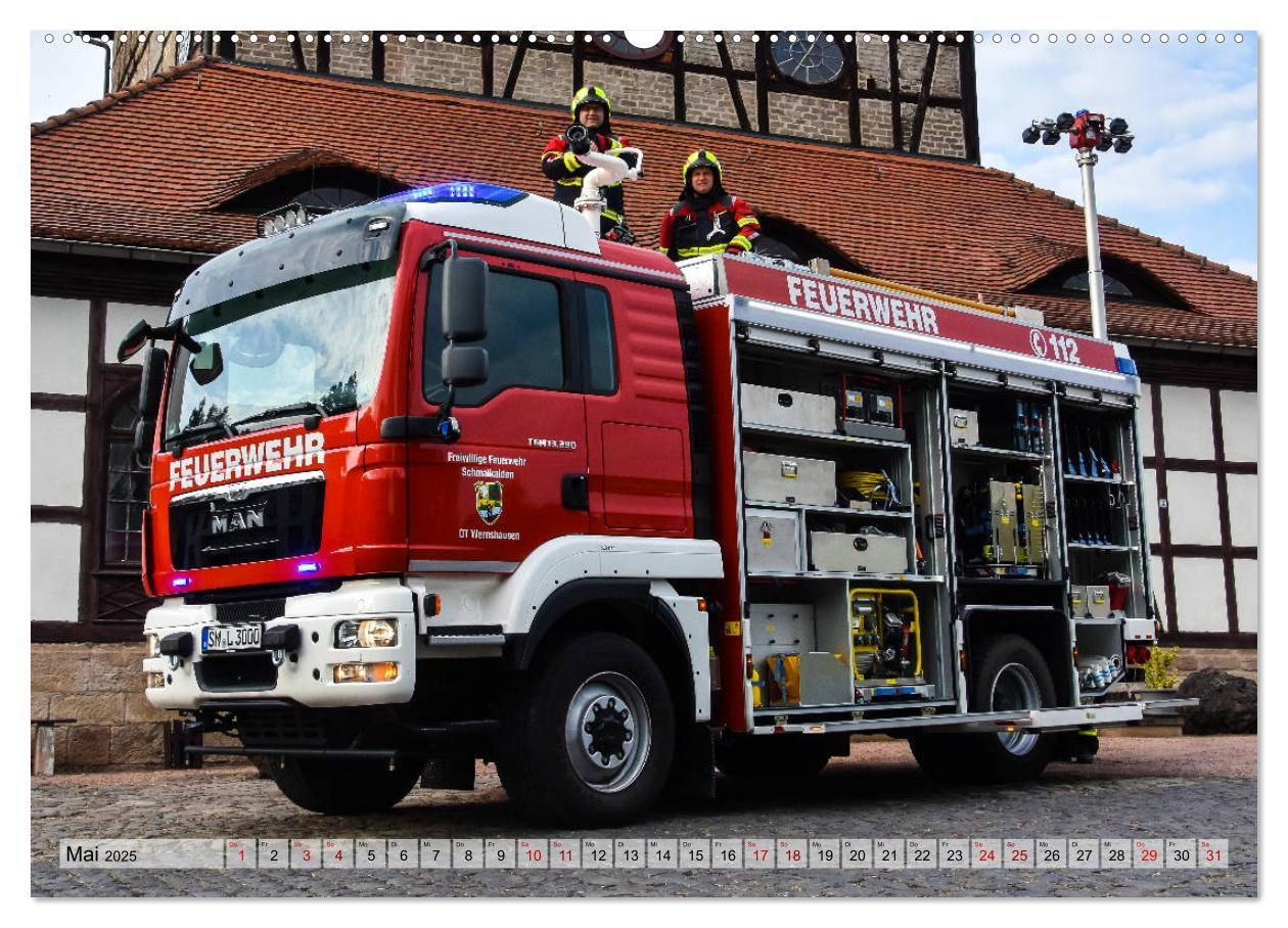 Bild: 9783435365449 | Feuerwehrfahrzeuge (Wandkalender 2025 DIN A2 quer), CALVENDO...