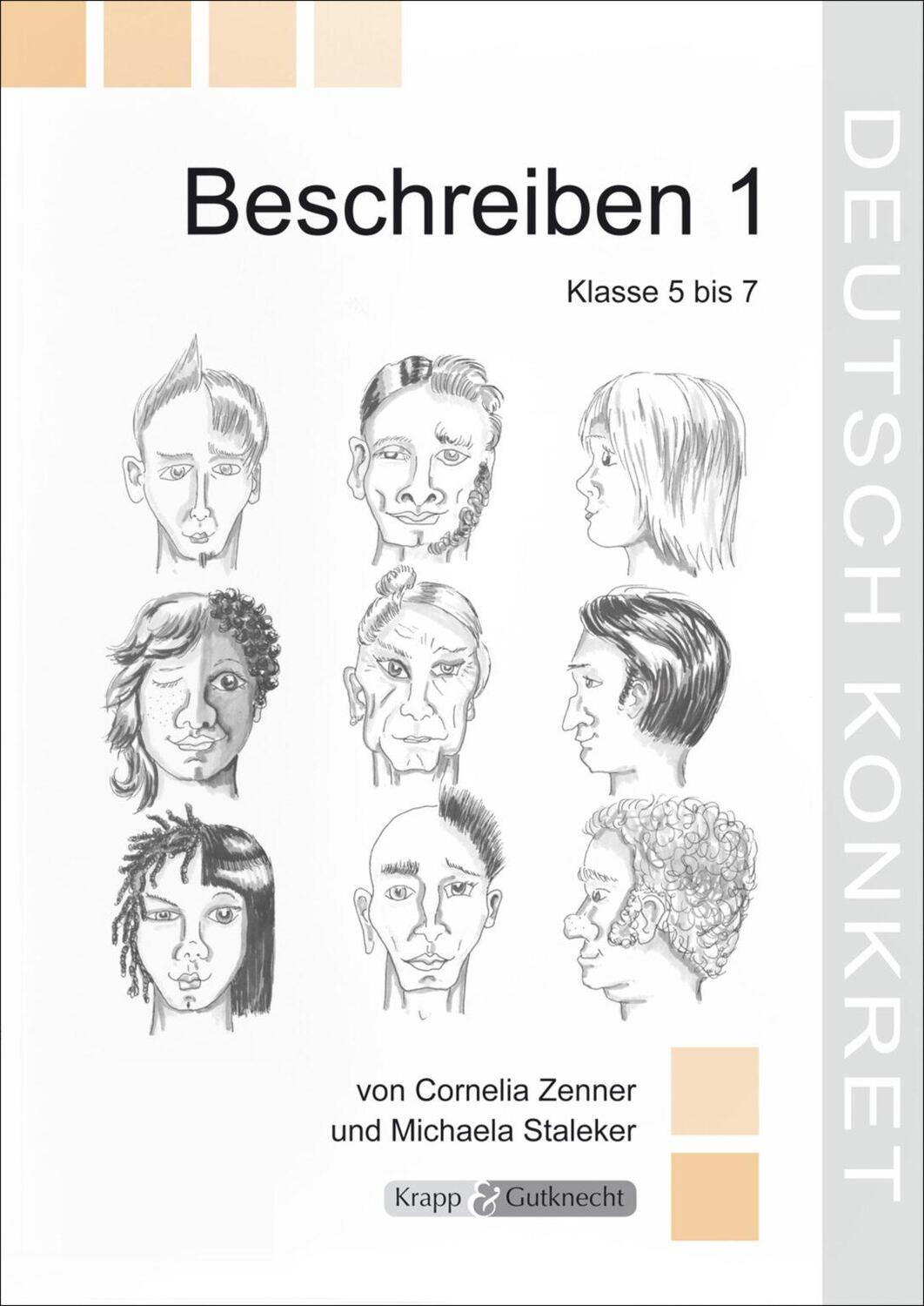 Cover: 9783932609954 | Beschreiben 1 | Cornelia Zenner (u. a.) | Broschüre | 48 S. | Deutsch
