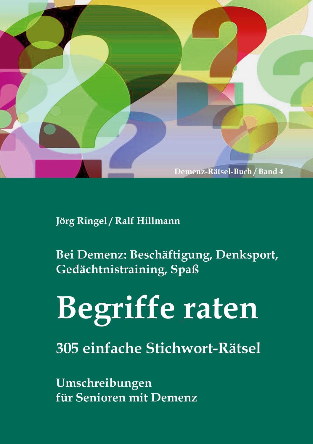 Cover: 9783755773955 | Bei Demenz: Beschäftigung, Gedächtnistraining, Denksport, Spaß -...