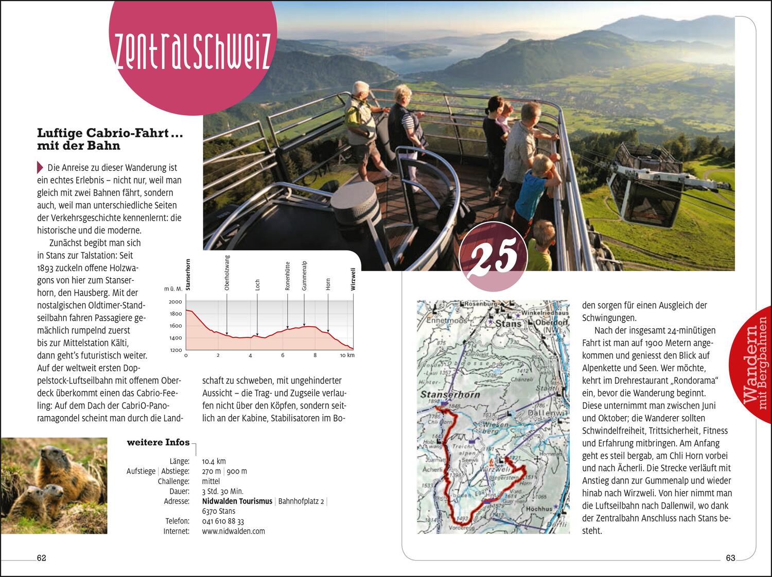 Bild: 9783259037720 | Wandern mit Bergbahnen Erlebnis Schweiz | Hallwag Kümmerly+Frey AG