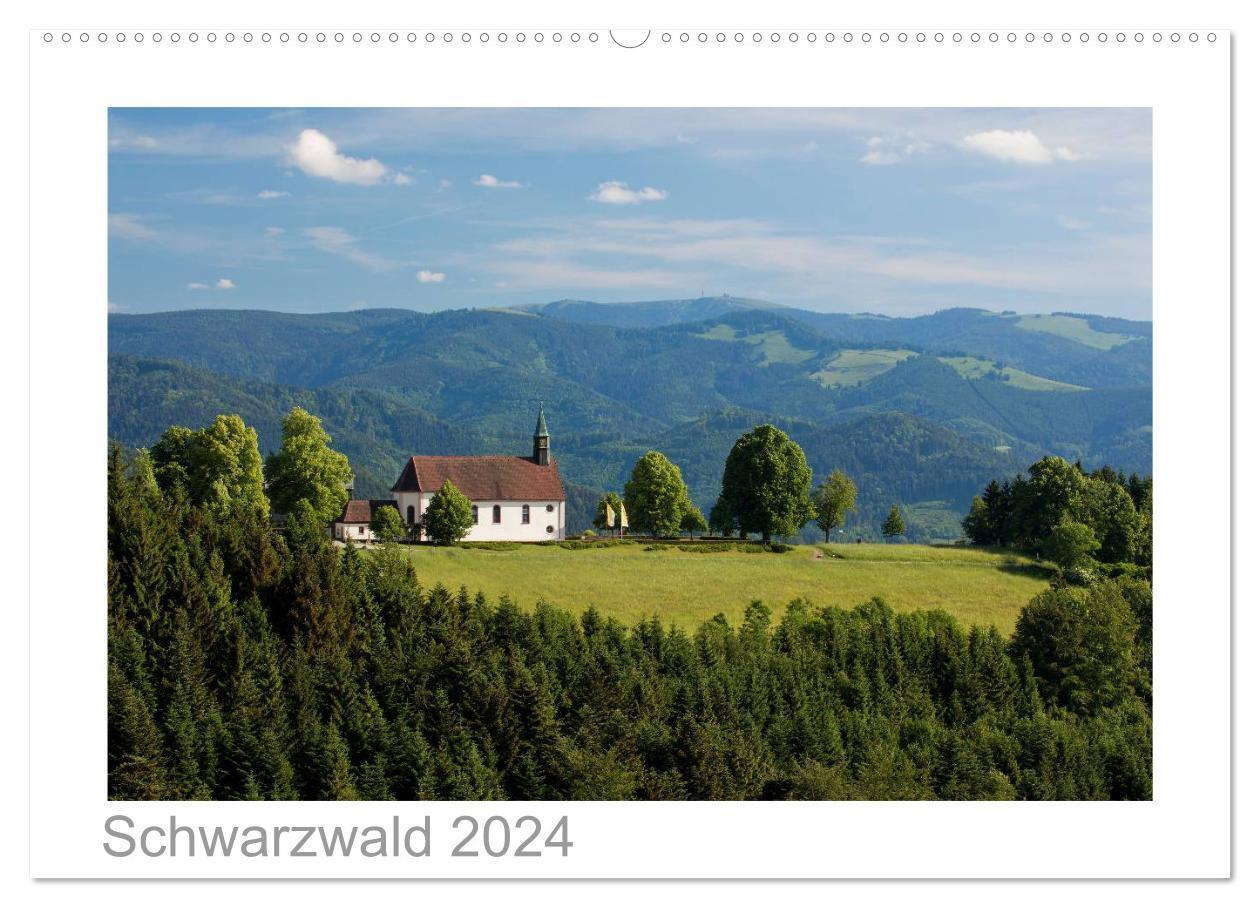 Cover: 9783383610042 | Schwarzwald 2024 (Wandkalender 2024 DIN A2 quer), CALVENDO...