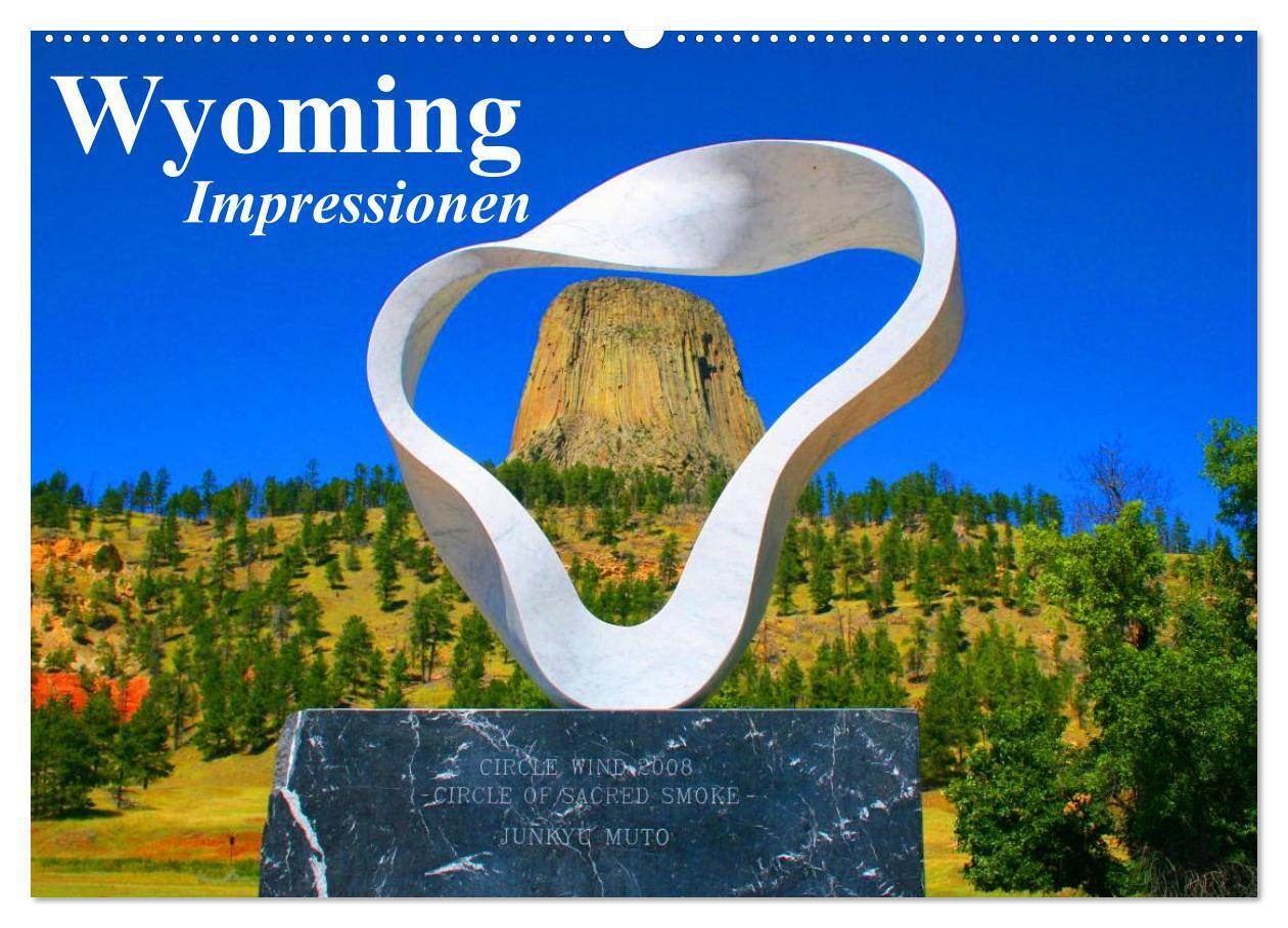Cover: 9783383519307 | Wyoming ¿ Impressionen (Wandkalender 2024 DIN A2 quer), CALVENDO...