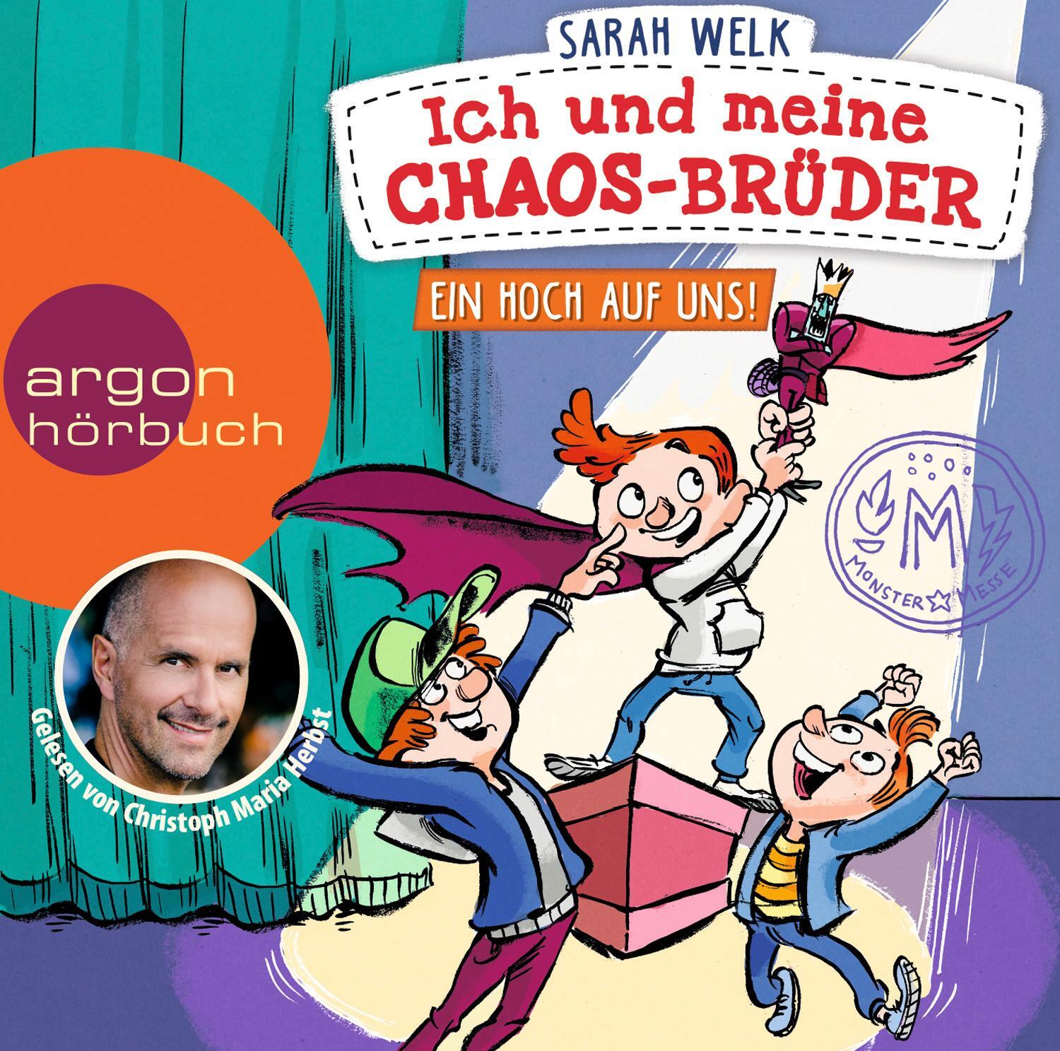 Cover: 9783839842720 | Ich und meine Chaos-Brüder - Ein Hoch auf uns! | Sarah Welk | Audio-CD