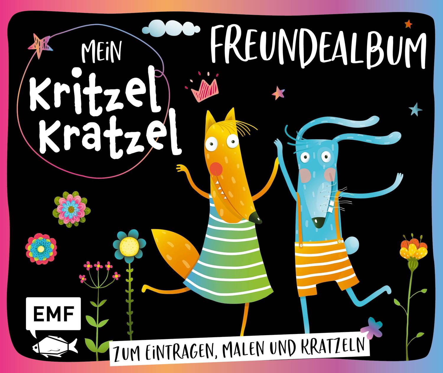 Cover: 9783960931058 | Mein Kritzel-Kratzel-Freundealbum | Zum Eintragen, Malen und Kratzeln
