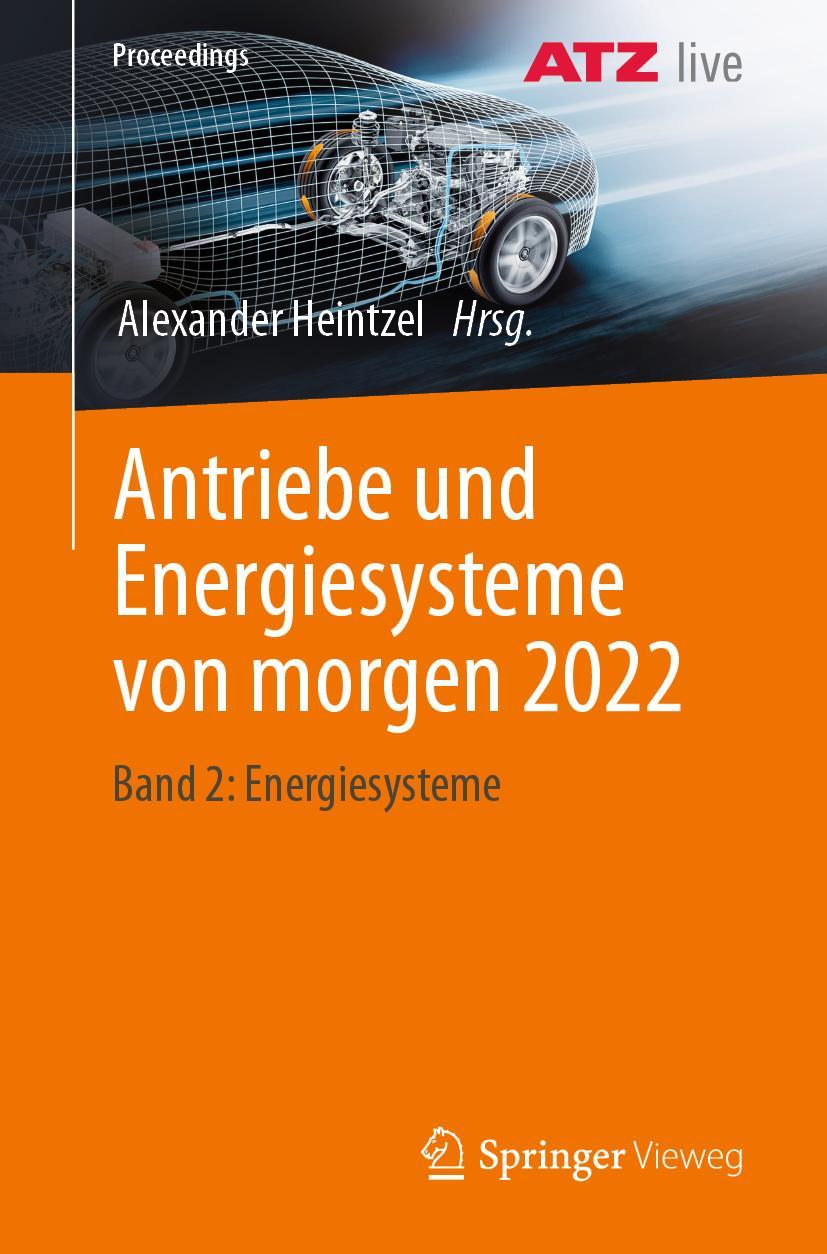 Cover: 9783658414382 | Antriebe und Energiesysteme von morgen 2022 | Band 2: Energiesysteme