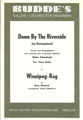 Cover: 9990090852225 | Down by the Riverside und Winnipeg Rag: für Salonorchester
