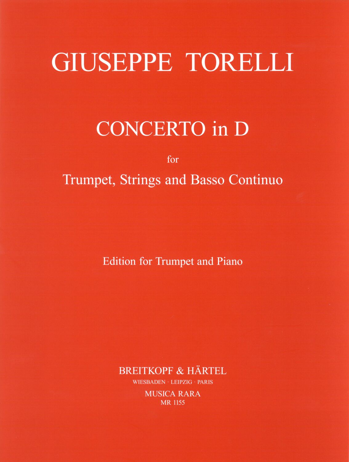 Cover: 9790004480946 | Concerto in D Etienne Roger | Giuseppe Torelli | Klavierauszug