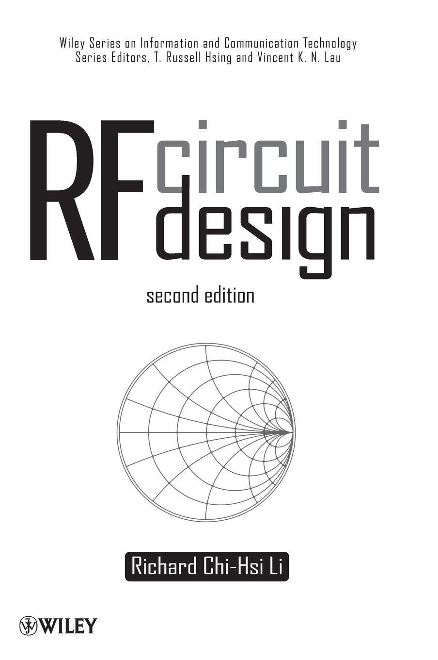 Cover: 9781118128497 | RF Circuit Design 2e | Li | Buch | HC gerader Rücken kaschiert | 2012