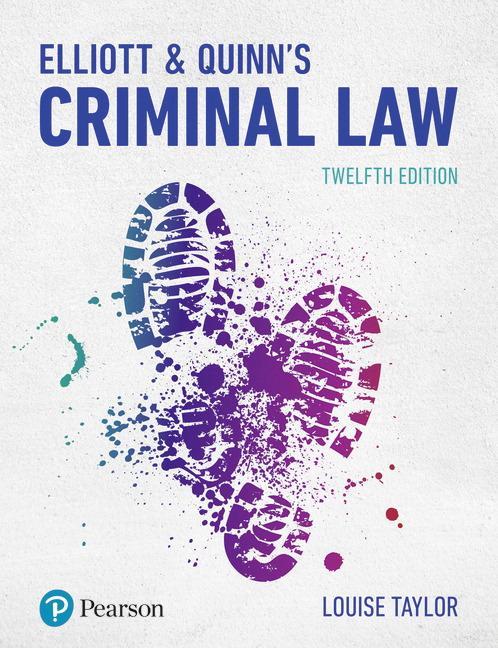 Cover: 9781292208480 | Elliott &amp; Quinn's Criminal Law | Louise Taylor | Taschenbuch | 2018