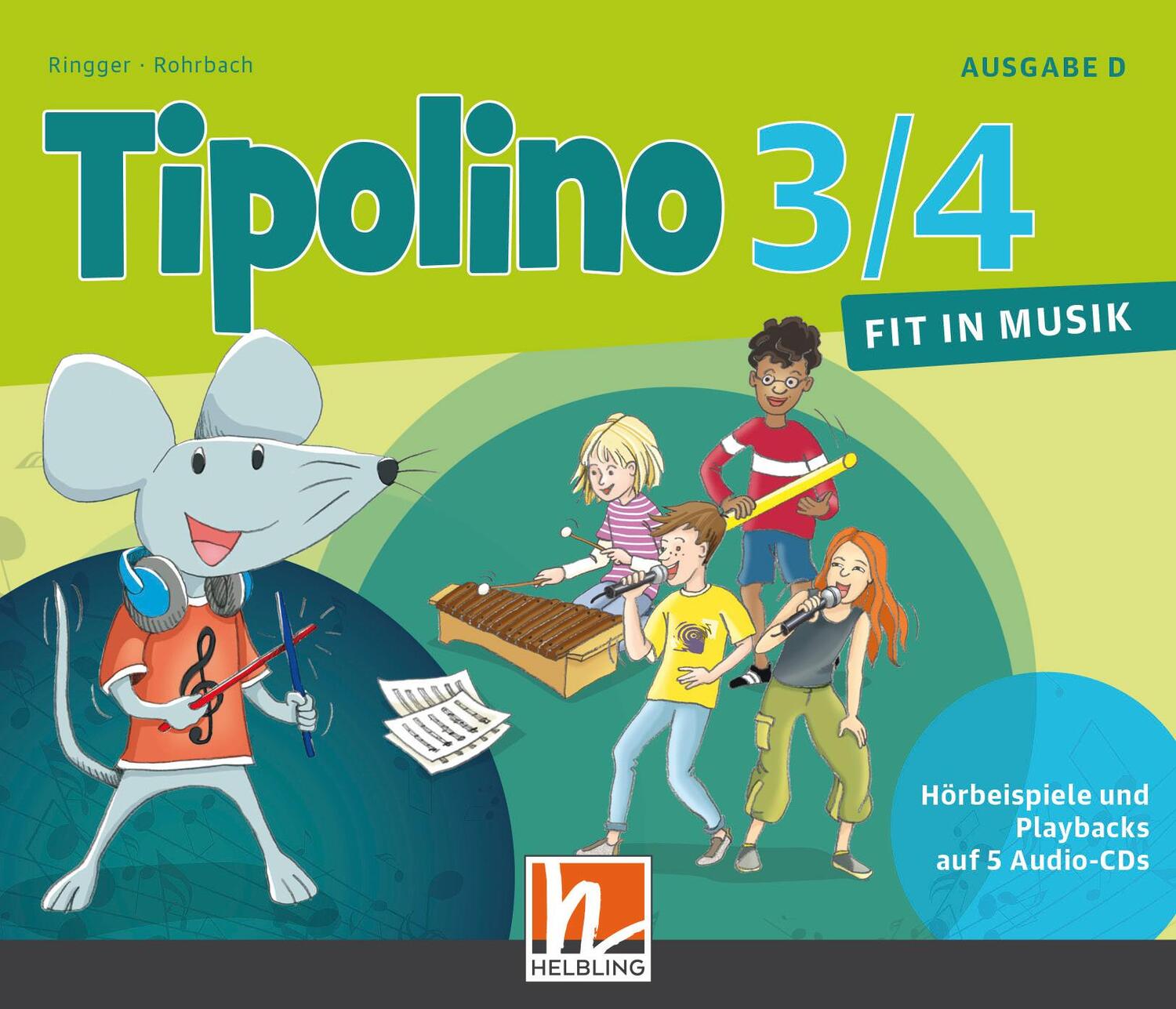 Cover: 9783862273652 | Tipolino 3/4 - Fit in Musik. Audio-CDs. Ausgabe D | Klasse 3/4 | CD