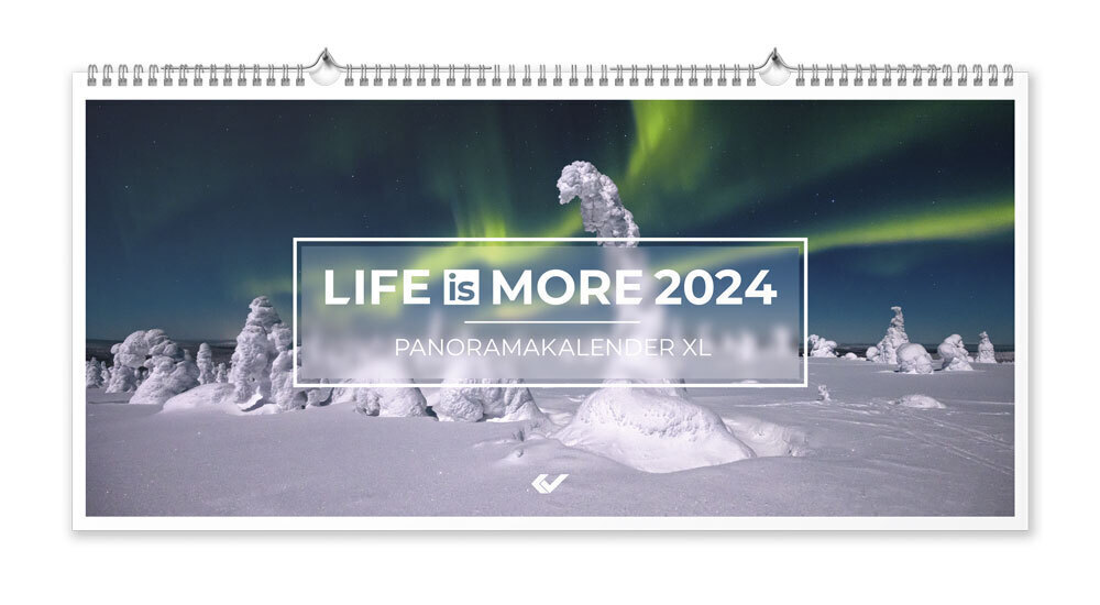 Cover: 9783863538576 | LIFE-IS-MORE 2024 | Panoramakalender XL | Kalender | 13 S. | Deutsch