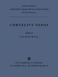 Cover: 9783598719592 | Vitae cum fragmentis | Cornelius Nepos | Buch | ISSN | Latein | 1991