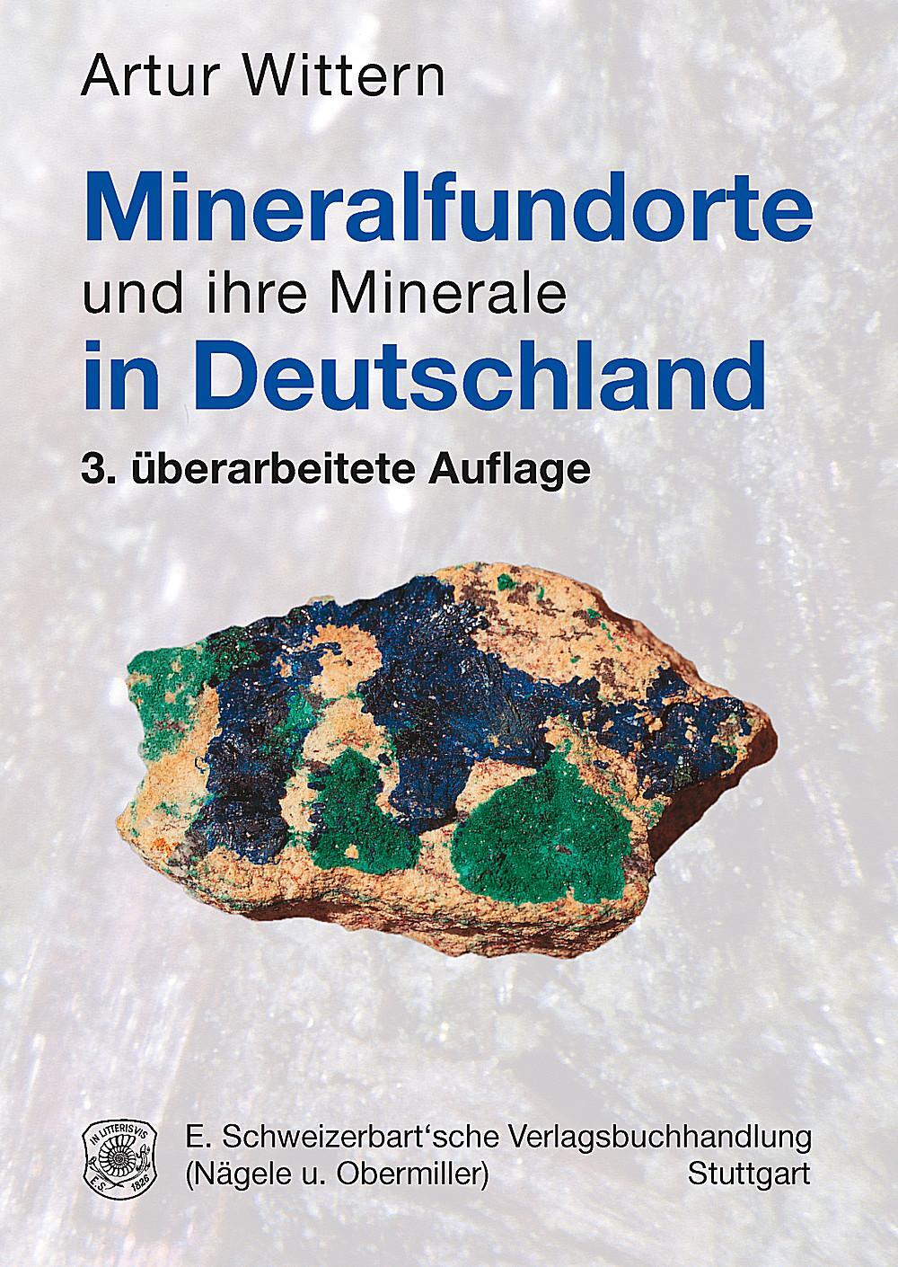 Cover: 9783510652648 | Mineralfundorte und ihre Minerale in Deutschland | Artur Wittern | VI