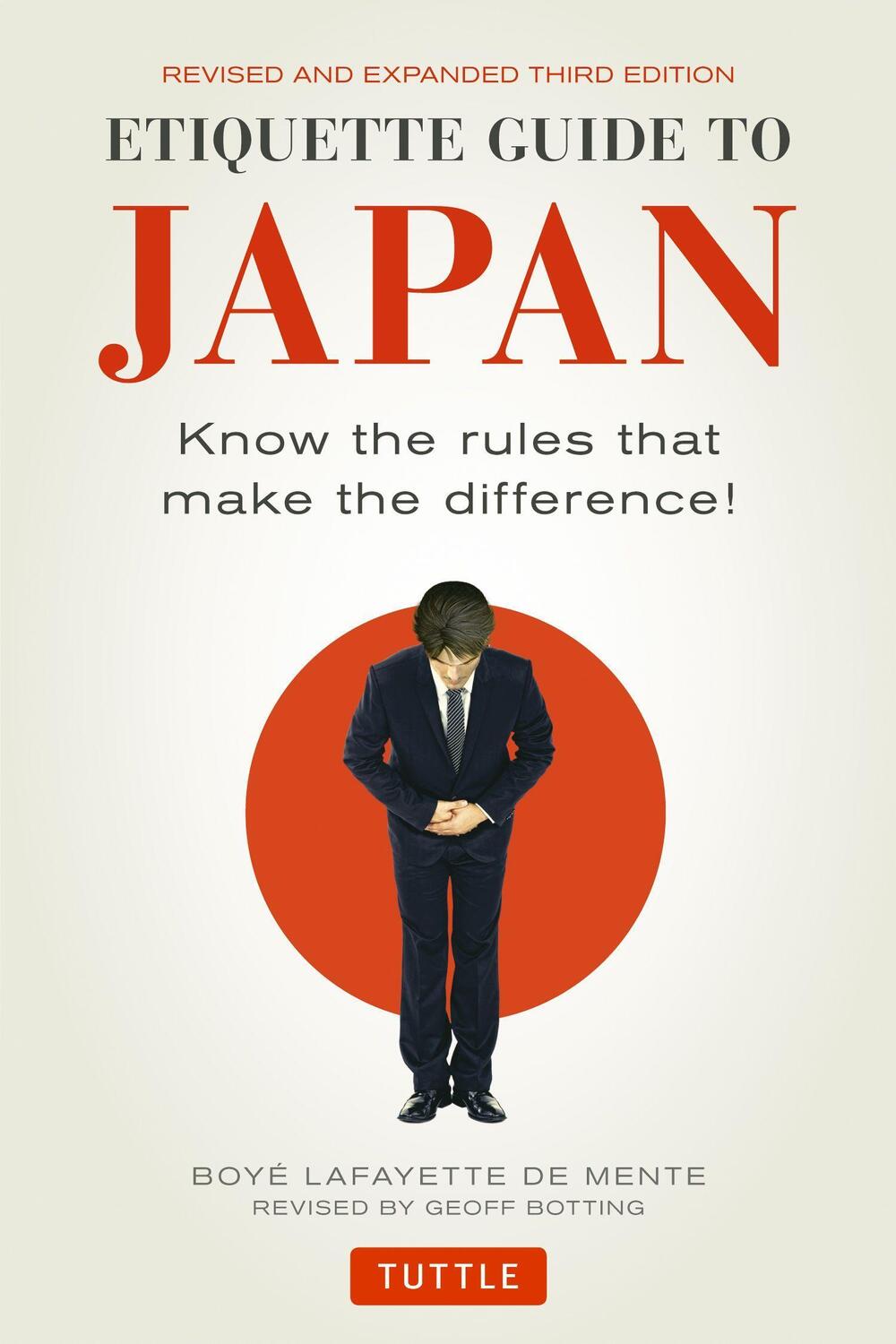 Cover: 9784805313619 | Etiquette Guide to Japan | Boye Lafayette De Mente | Taschenbuch