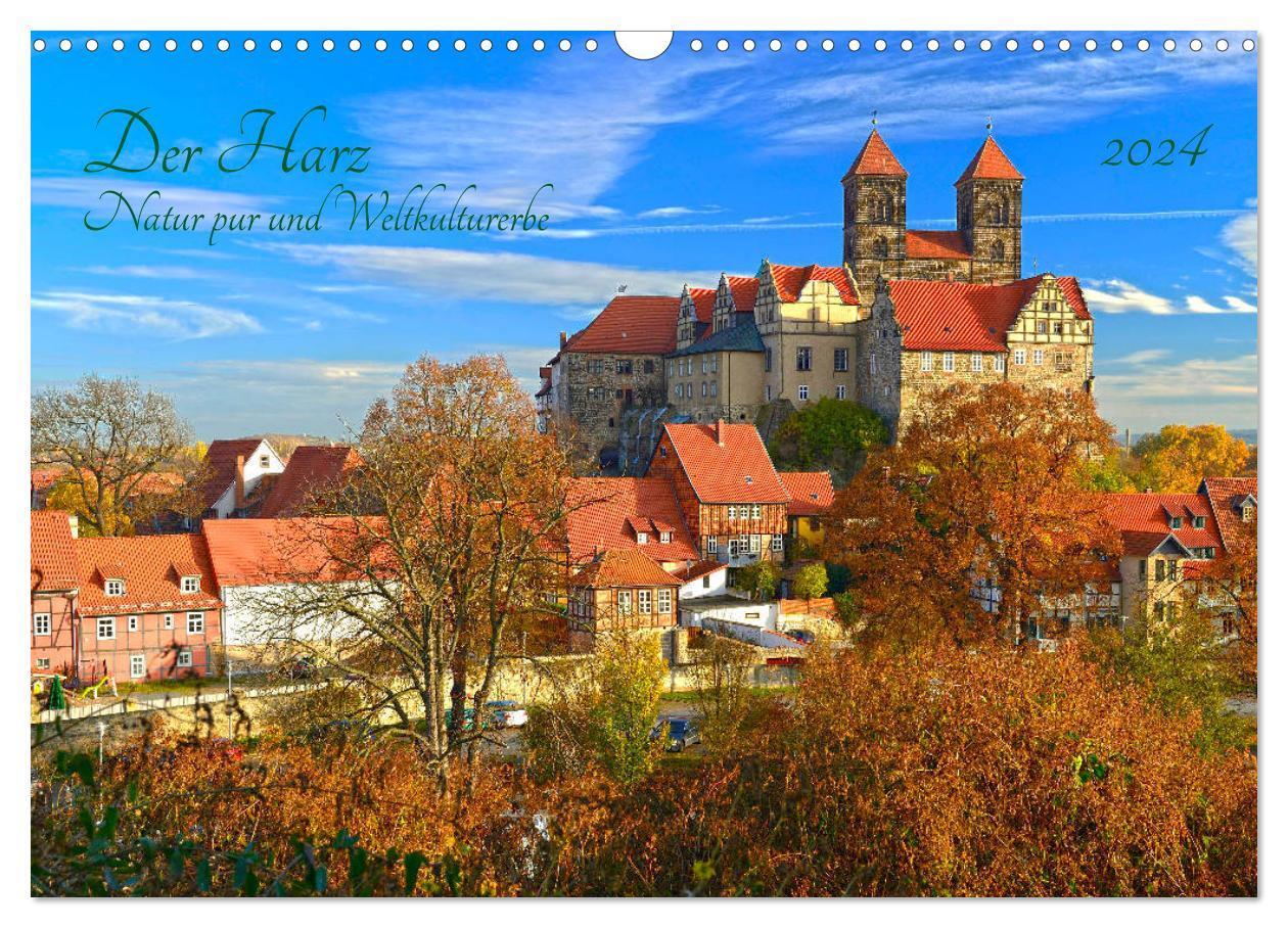 Cover: 9783675847712 | Harz Natur pur und Weltkulturerbe (Wandkalender 2024 DIN A3 quer),...