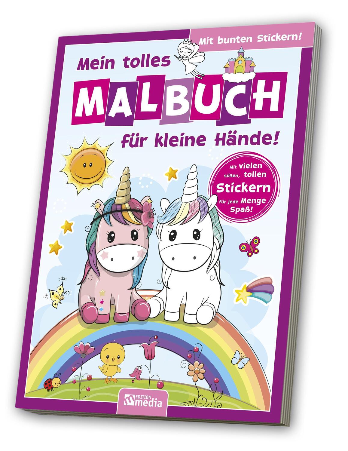 Cover: 4019393920280 | Malbuch mit Stickern: Einhorn | Broschüre | Deutsch | 2022